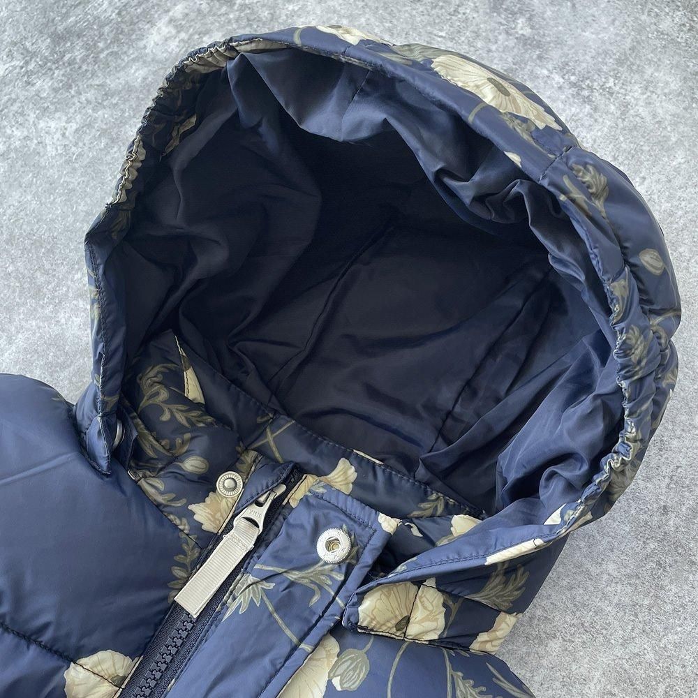 Garbo&Friends Flos Navy Puffer Jacket ガルボアンドフレンズ