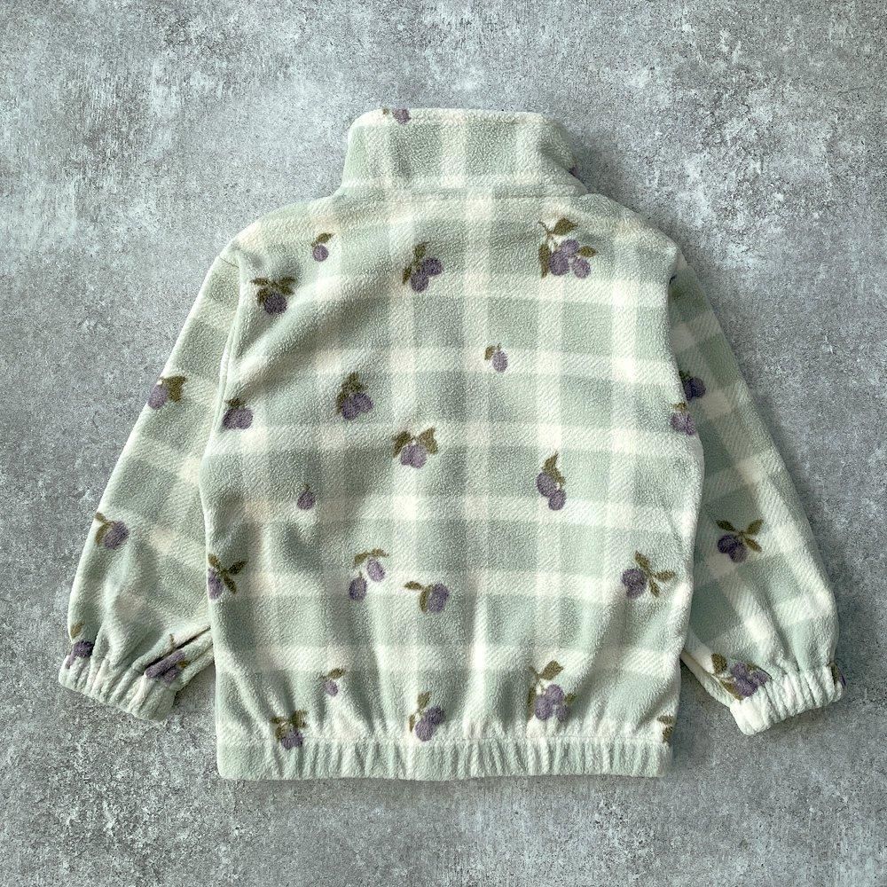 Garbo&Friends Prune Check Fleece Jacket baby ガルボアンド
