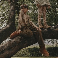 Garbo&Friends Olive Corduroy Trousers ܥɥե ǥѥġʥ꡼֡