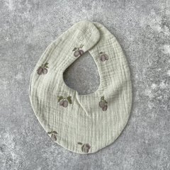 Garbo&Friends Prune Green Muslin Bib ܥɥե ӥ ʥץ롼󥰥꡼