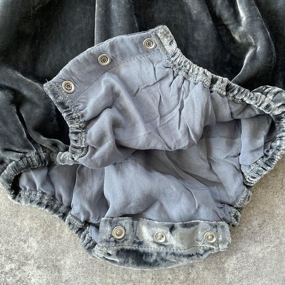 Noralee ADELINE ROMPER MIDNIGHT ノラリー ベロア長袖