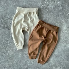 Quincy Mae BABY PANT SET CINNAMON NATURAL 󥷡 ᥤ 󥰥ѥ2ȡʥʥ/ʥ