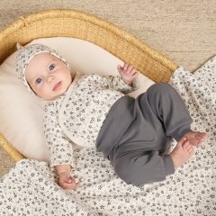 Quincy Mae BABY PANT SET INDIGO IVORY 󥷡 ᥤ 󥰥ѥ2ȡʥǥ/ܥ꡼