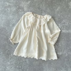 Quincy Mae LONG SLEEVE ISLA DRESS IVORY 󥷡 ᥤ Ĺµԡʥܥ꡼