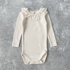 Rylee + Cru RUFFLE COLLAR BODYSUIT NATURAL 饤꡼ɥ롼 Ĺµܥǥʥʥ