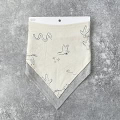 Rylee + Cru SCARF BIB SET WILD WEST, BLUE MICRO STRIPE 饤꡼ɥ롼 ӥ2ȡʥ磻ɥ/ޥȥ饤ס