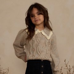 Rylee + Cru ALICE SWEATER || HEATHERED SAND 饤꡼ɥ롼 դʥɡ