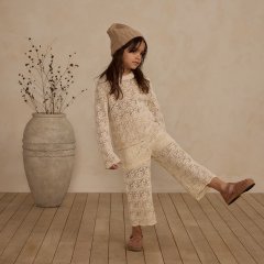 Rylee + Cru CROCHET KNIT PANT || NATURAL 饤꡼ɥ롼 ˥åȥѥġʥʥ