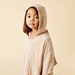 Wilson and Frenchy Organic Terry Hooded Poncho Pattern Play 륽  ե ݥʥץ쥤