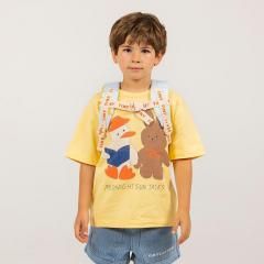 tinycottons READERS GRAPHIC TEE mellow yellow タイニーコットンズ 半袖Tシャツ（メロウイエロー）