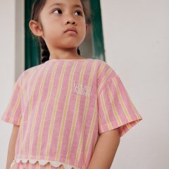 Louise Misha Blouse Kalistee Pink Gelato Stripes 륤ߡ Ⱦµ֥饦ʥԥ󥯥顼ȥȥ饤ץ