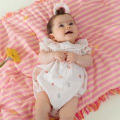 Louise Misha Rompers Yolia Pink Bouquet Stripes 륤ߡ Ⱦµѡʥԥ󥯥֡ȥ饤ץ