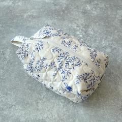 Garbo&Friends Jardim Satin Quilted Toiletry Bag Medium ガルボアンドフレンズ トイレタリーバッグ Mサイズ（ジャルディム）