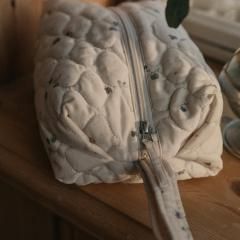 Garbo&Friends Viola Satin Quilted Toiletry Bag Medium  ܥɥե ȥ쥿꡼Хå Mʥӥ