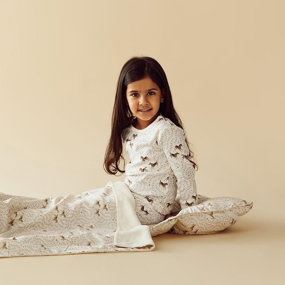 Wilson and Frenchy Trixie Horse Organic Long Sleeved Pyjamas �����륽�� ����� �ե����� Ĺµ�ѥ���ޥ��åȡʥȥꥯ�����ۡ�����