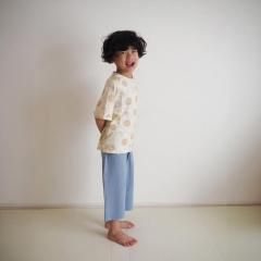 Bam Loves Boo Wide Leg pants Powder Blue バム ラブズ ブー ワイドレッグパンツ（パウダーブルー）