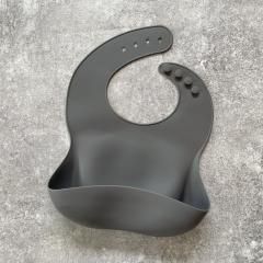 Bam Loves Boo Silicone Bibs Steel バム ラブズ ブー シリコンビブ（スチール）