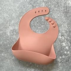 Bam Loves Boo Silicone Bibs Dusty Rose バム ラブズ ブー シリコンビブ（ダスティローズ）