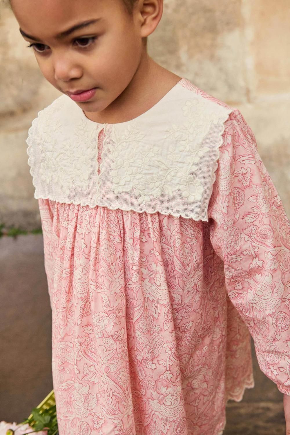 ※あ【新品】2020AW *Louise Misha* ワンピース 8Y SALE】Louise Misha DRESS LARA CREAM RETRO PANSY ルイーズ