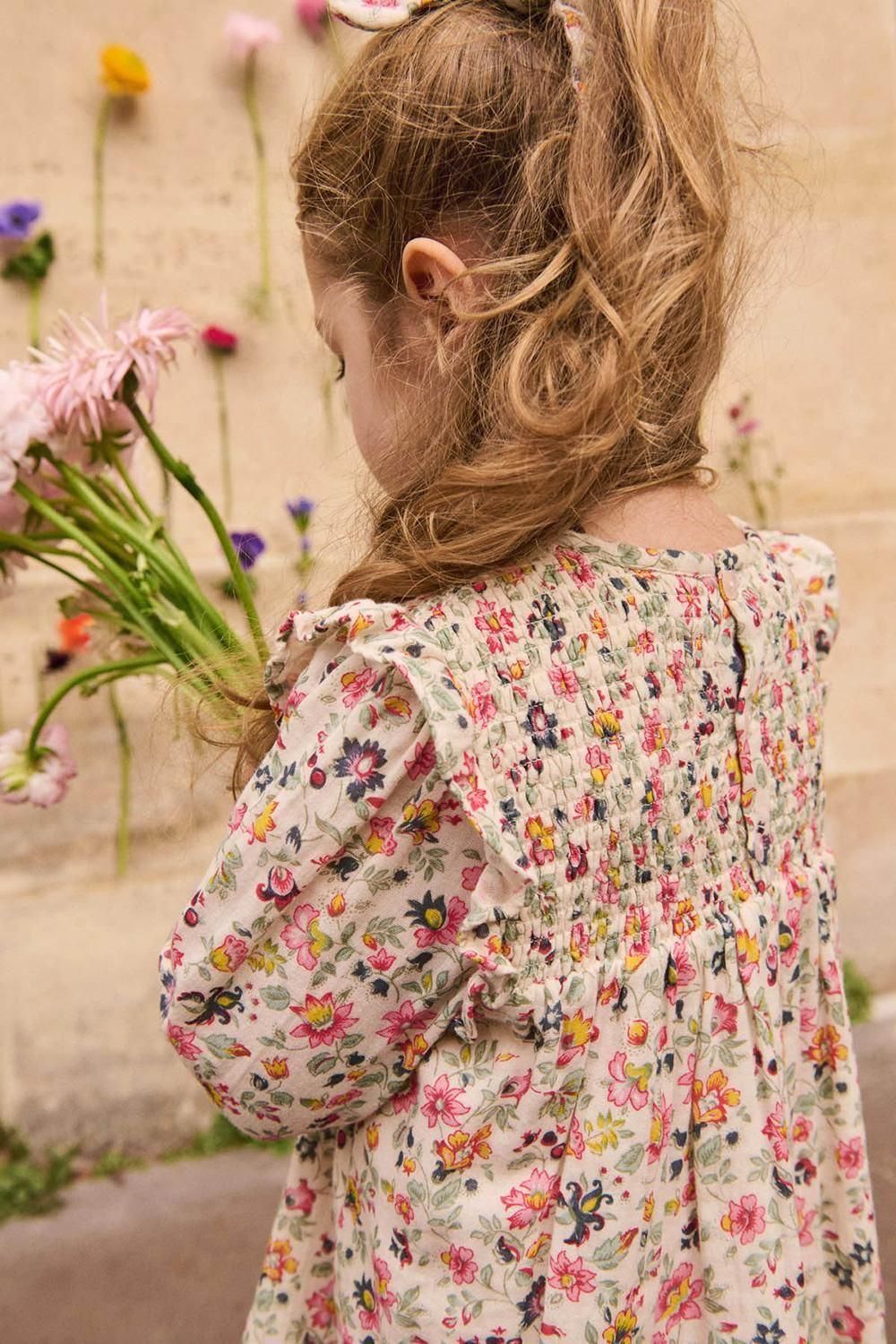 Louise Misha Dress Saralou Cream Wild Flowers ルイーズ