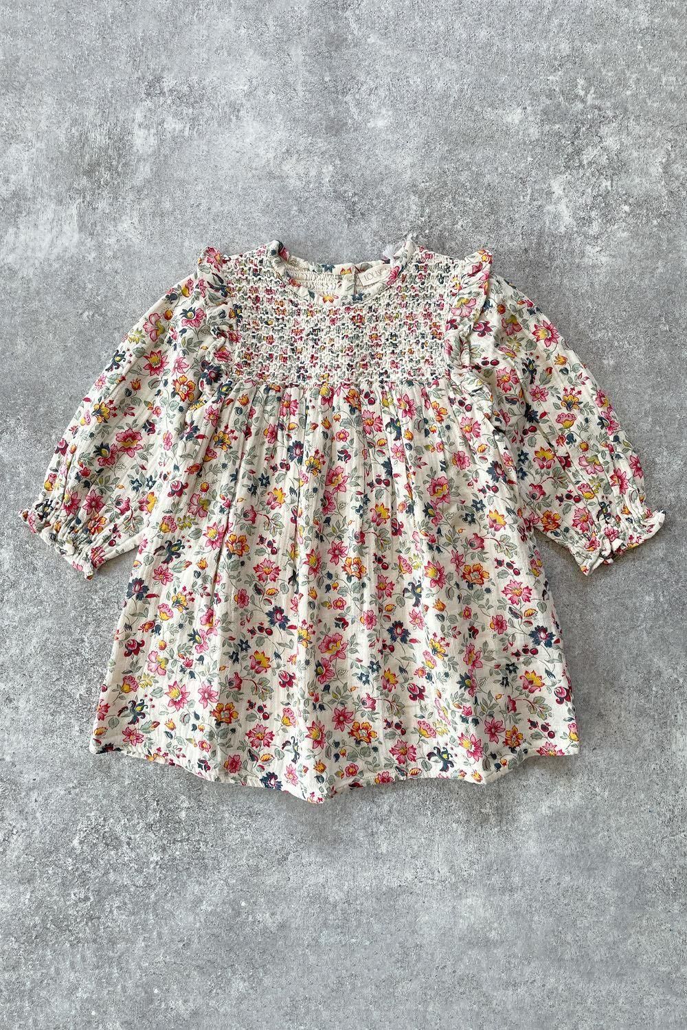 Louise Misha Dress Saralou Cream Wild Flowers ルイーズ