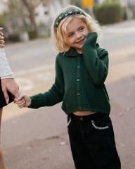 Rylee + Cru RIO CARDIGAN GREEN 饤꡼ɥ롼 դǥʥ꡼