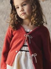 Noralee BOW CARDIGAN RUBY Υ꡼ ܥ󥫡ǥʥӡ
