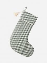 Rylee & Cru GINGHAM EVERGREEN ライリー アンド クルー クリスマスソックス(エバーグリーン)