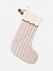 Rylee & Cru CHRISTMAS STOCKING STRIPE NATURAL ライリー アンド クルー クリスマスソックス(ストライプ/ナチュラル)