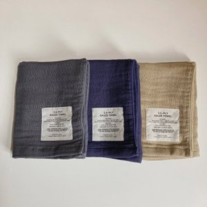 SHINTO TOWEL 2.5-PLY GAUZE TOWEL オーガニックコットン バスタオル/M bath towel