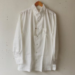 SOWBOW 蒼氓 レギュラーカラーシャツ WHITE