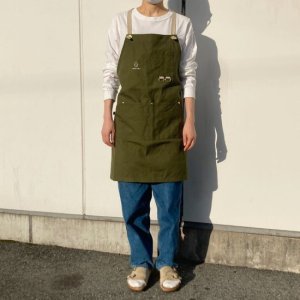 <img class='new_mark_img1' src='https://img.shop-pro.jp/img/new/icons14.gif' style='border:none;display:inline;margin:0px;padding:0px;width:auto;' />LAND&B.C. Work Apron ワークエプロン オリーブ