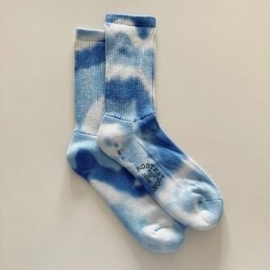 ROSTER SOX TIE DYE SOCKS BLUE 23SS