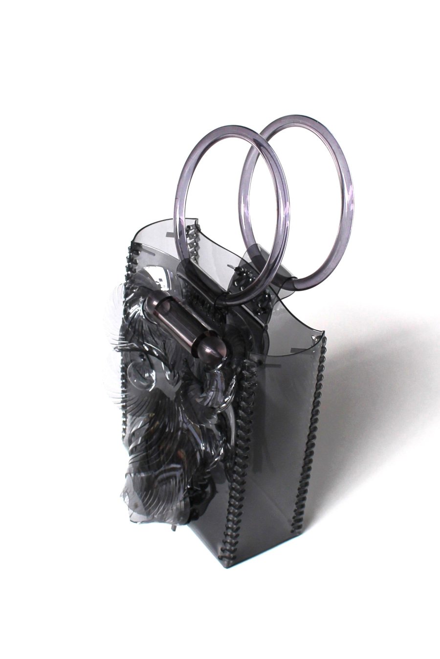 Mame Kurogouchi<br />透明な彫刻ミニハンドバッグ