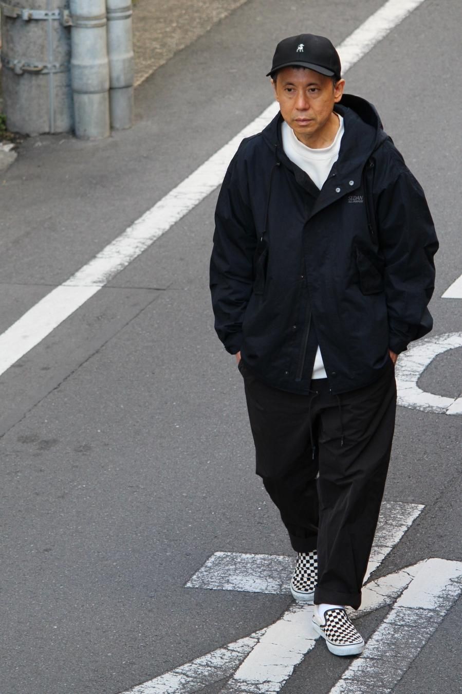 SEDAN ALL-PURPOSE ”NYCO HOODED JACKET” 黒 - アウター