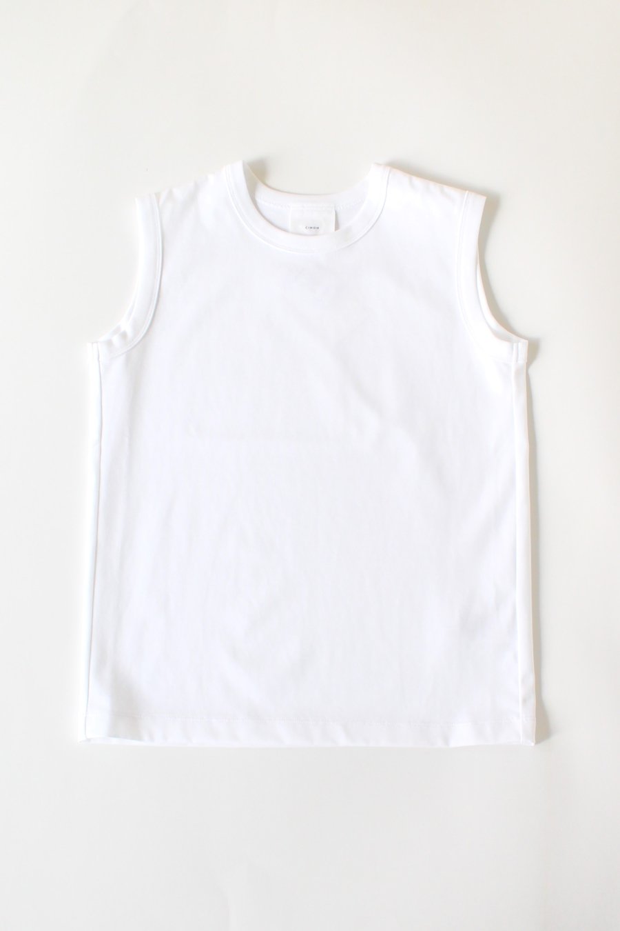 CINOH（チノ）COTTON JERSEY SLEEVELESS T-SHIRT公式通販