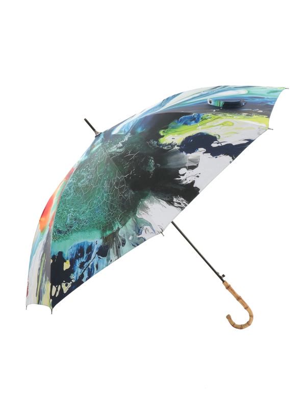 シルバー金具 REBORN UMBRELLA イエロー リボーンアンブレラ 長傘 un3d