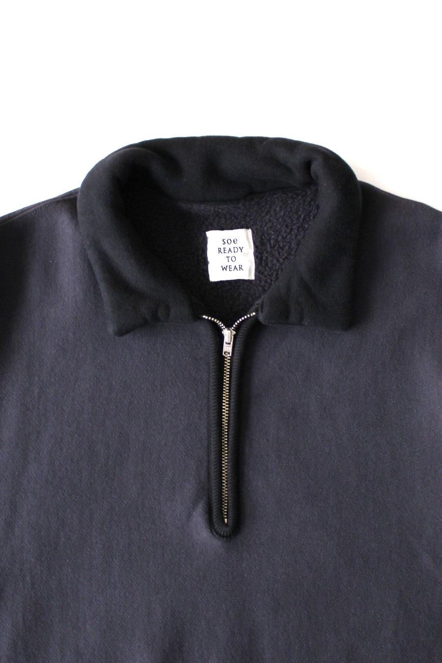 SOE READY TO WEAR（ソーイ）Harf Zip Sweat Shirt 公式通販