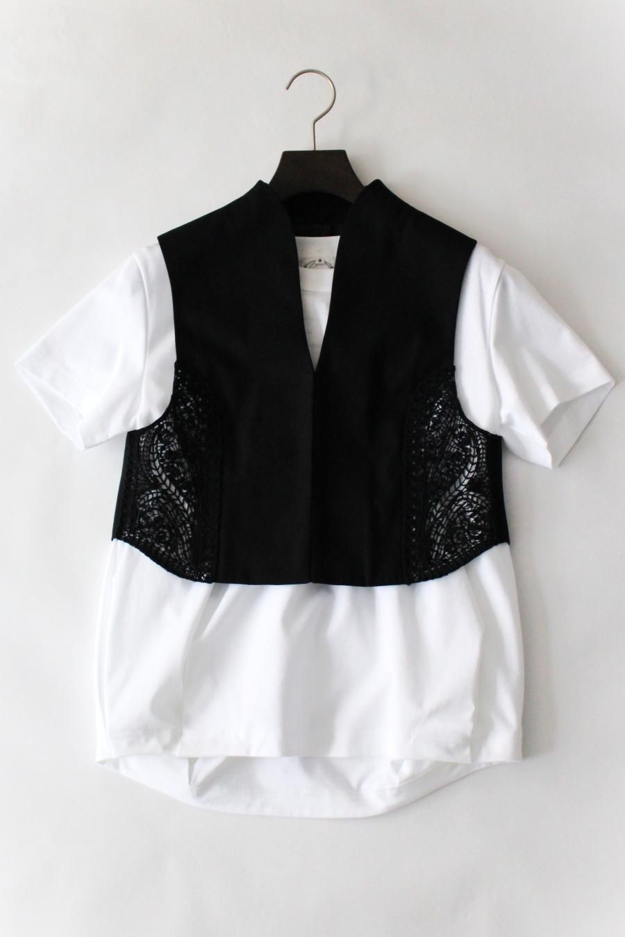 Mame Kurogouchi（マメ クロゴウチ）Cording Embroidery Detail Vest 