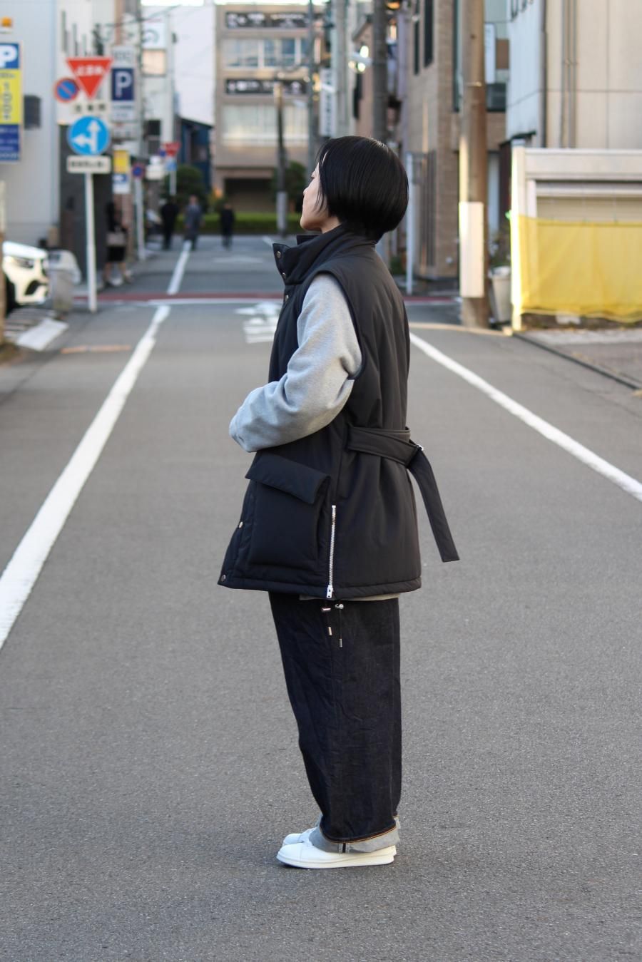 CINOH チノ 18AW プリマロフトパデッドフーディーベスト CINOH チノ 18AW プリマロフトパデッドフーディーベスト