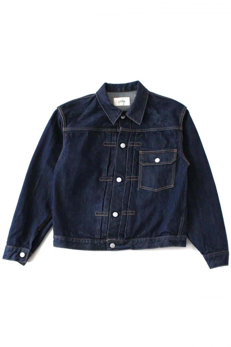 ポ*コ様 CIOTA 1st denim jacket 44 box silho - メルカリ