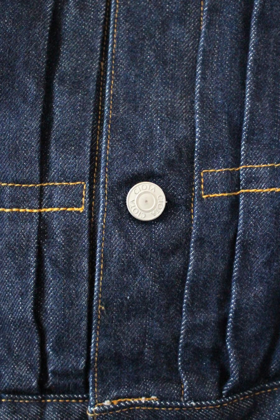 CIOTA（シオタ）Single Pocket Denim Jacket (Real Indigo) 公式通販