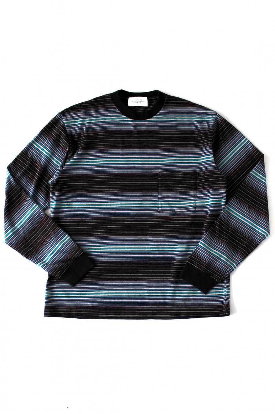 Long-sleeve border T-shirt | UNUSED(アンユーズド) / トップス