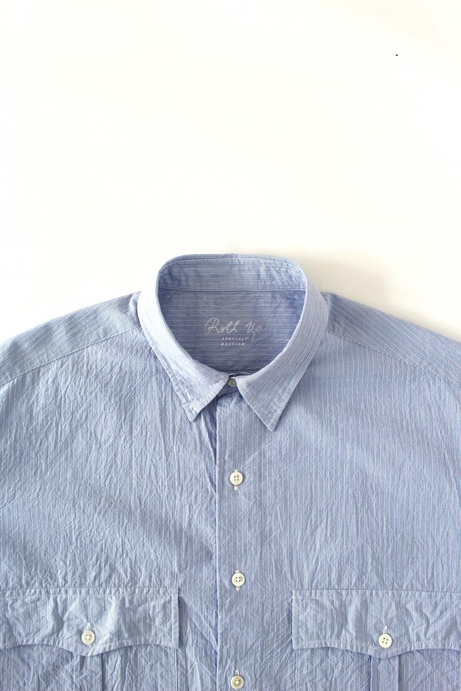 Porter Classic（ポータークラシック）ROLL UP STRIPE SHIRT