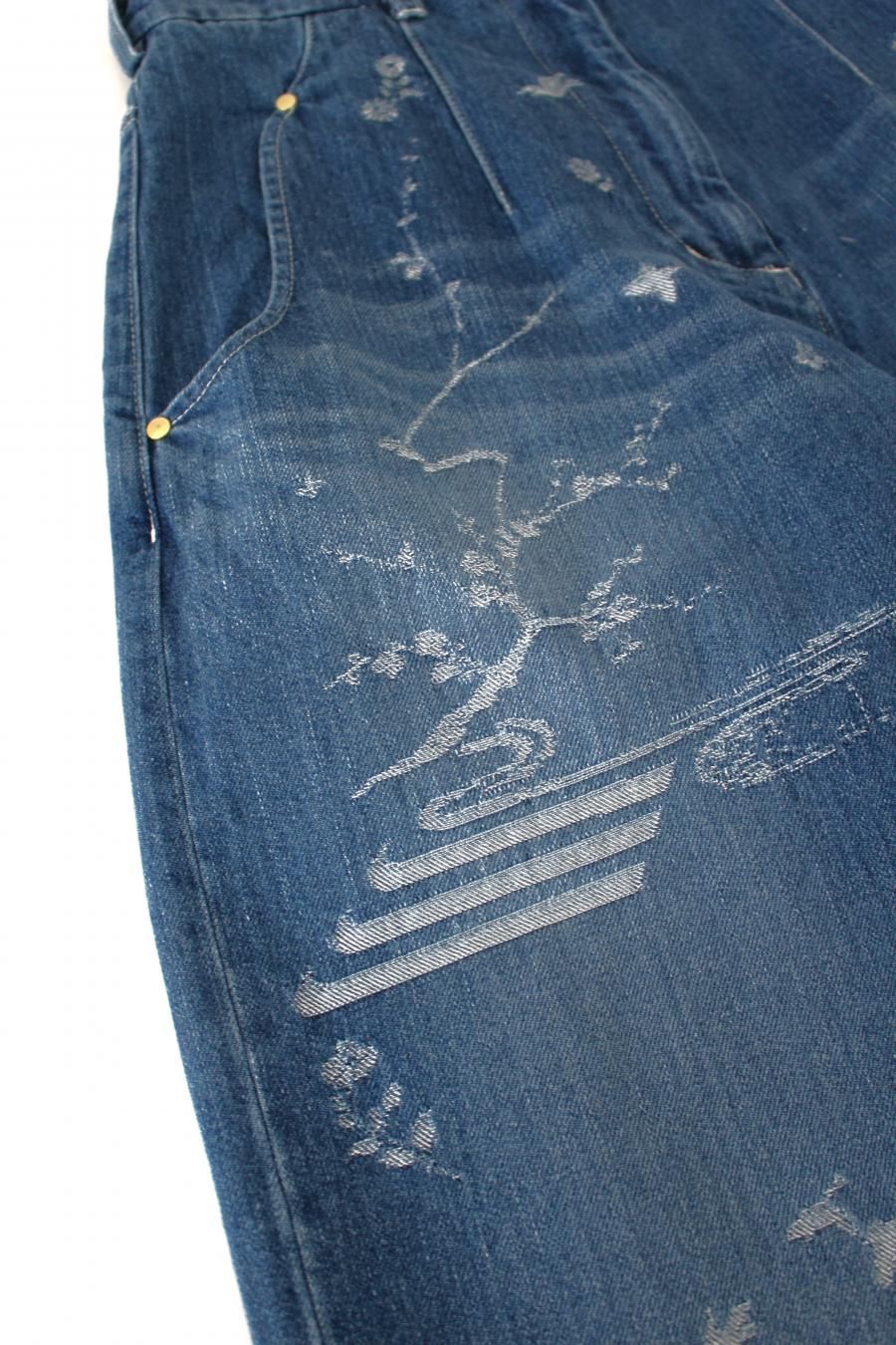 Mame Kurogouchi（マメ クロゴウチ）Nature Pattern Jacquard Wide Leg