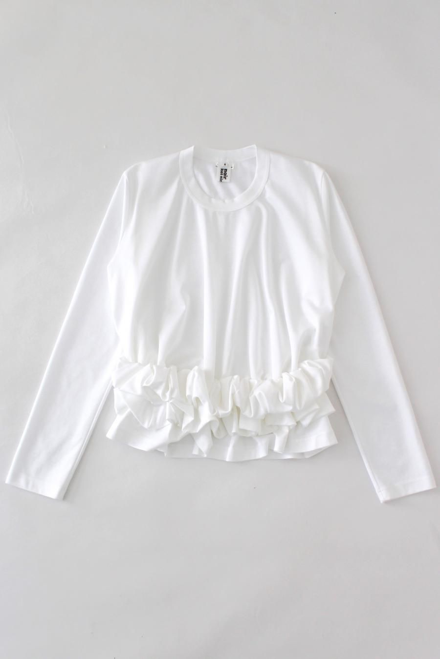 noir kei ninomiya☆綿ポンチハートTシャツ ホワイト noir kei ninomiya（ノワール・ケイニノミヤ）綿ポンチ 正規