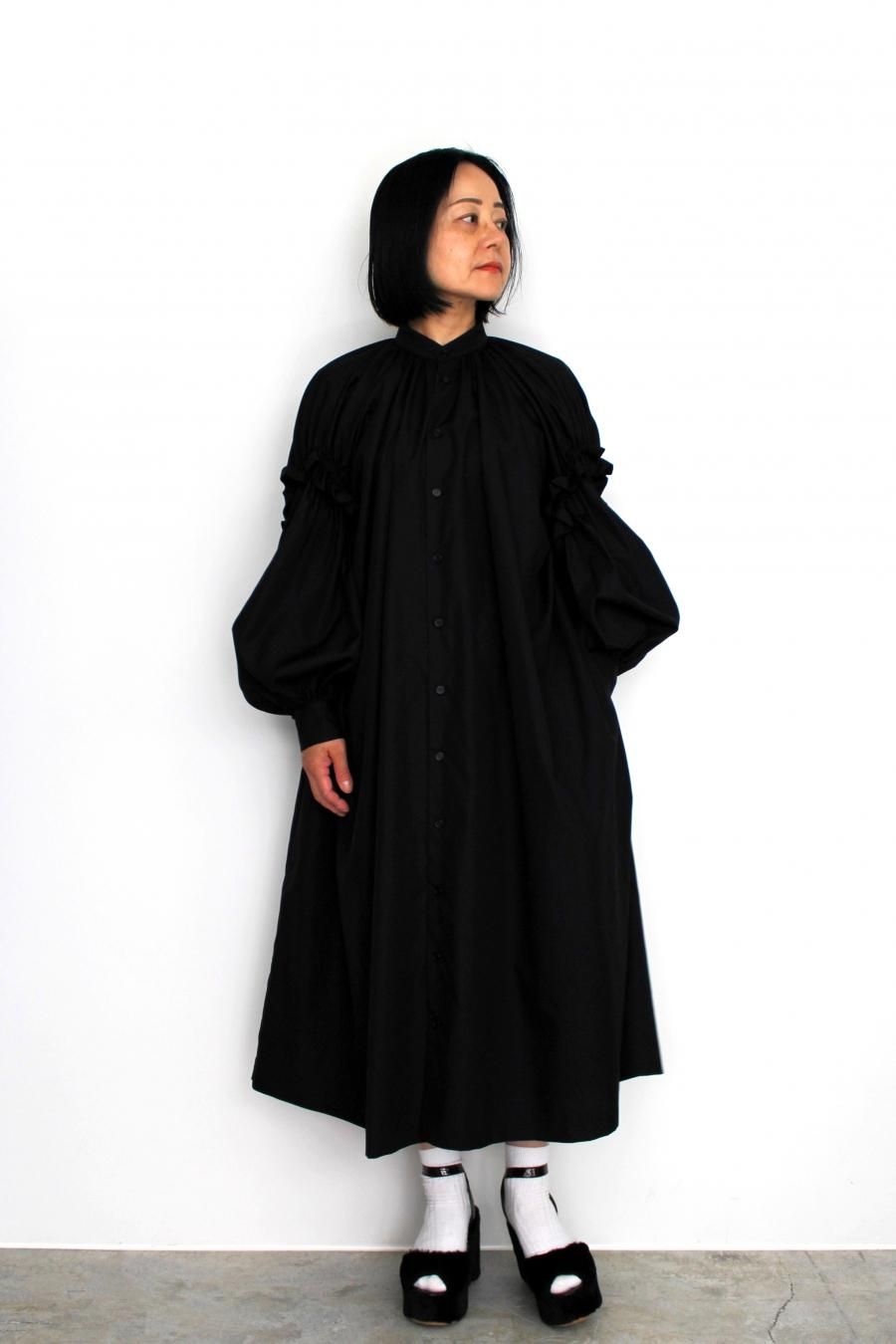 ン 大人気 新品 ノ noir kei 正規 ninomiya（ノワール・ケイニノミヤ）綿ブロード ワンピース