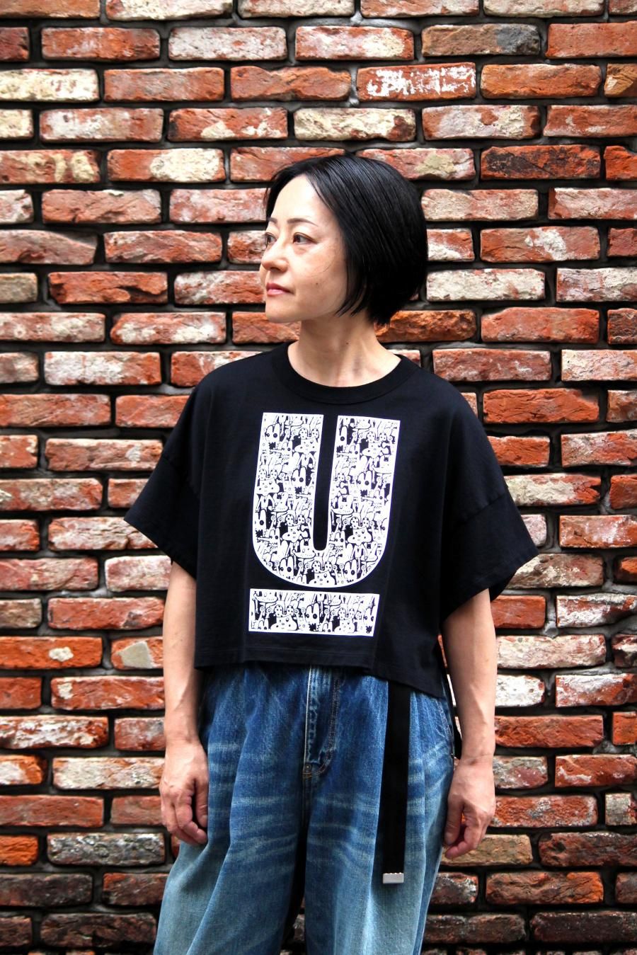 UNDERCOVER <span>women </span><br />꡼㡼磻TEE BLACK