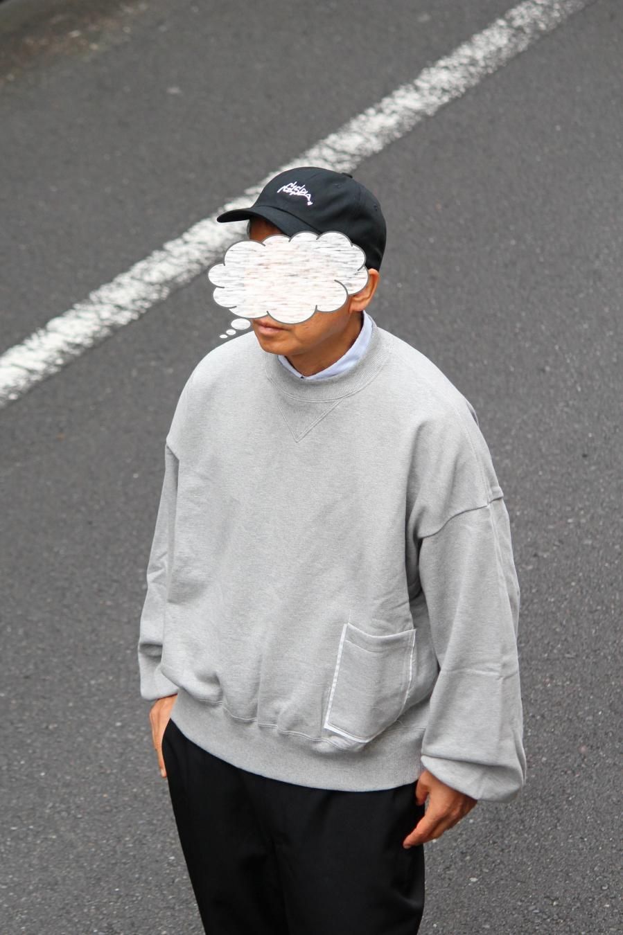 SISE <br />ポケットスウェットシャツ GRAY