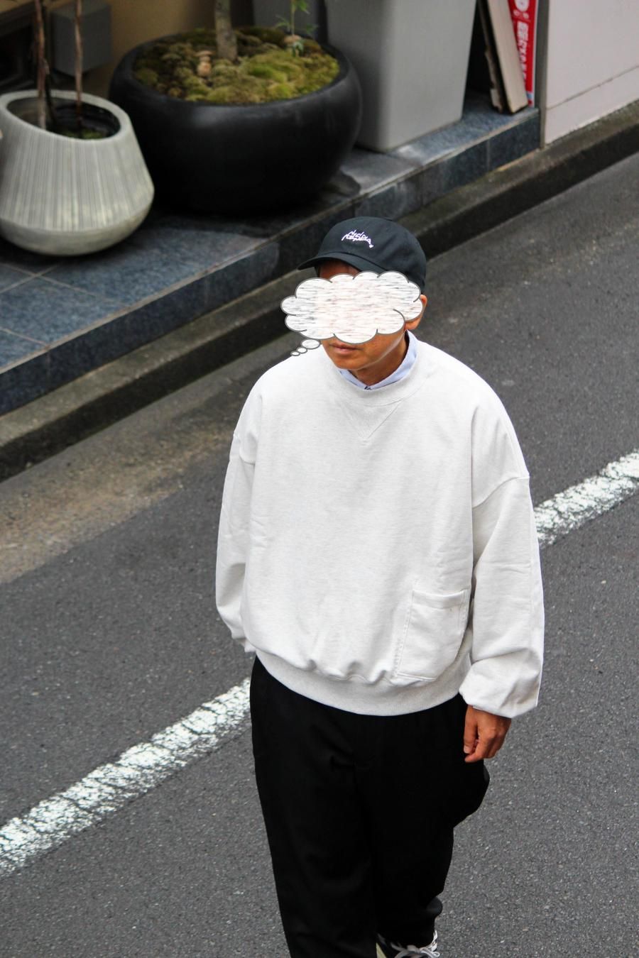 SISE <br />ポケットスウェットシャツ OATMEAL